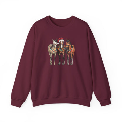 Christmas Horses Crewneck