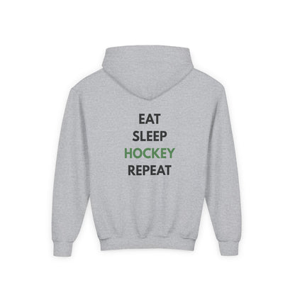 Eat, Sleep, Hockey, Repeat Sweatshirt - Youth