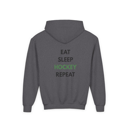 Eat, Sleep, Hockey, Repeat Sweatshirt - Youth