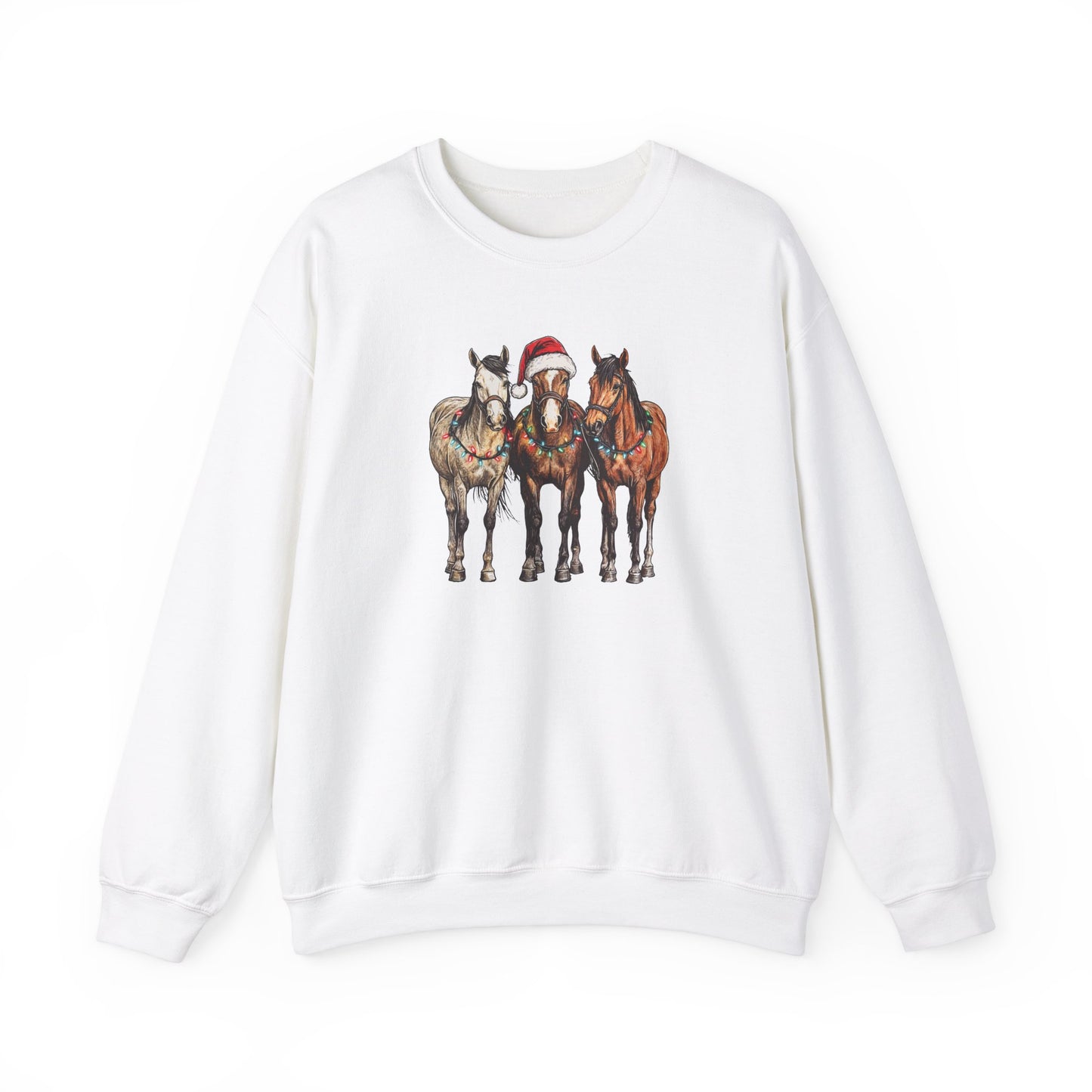 Christmas Horses Crewneck