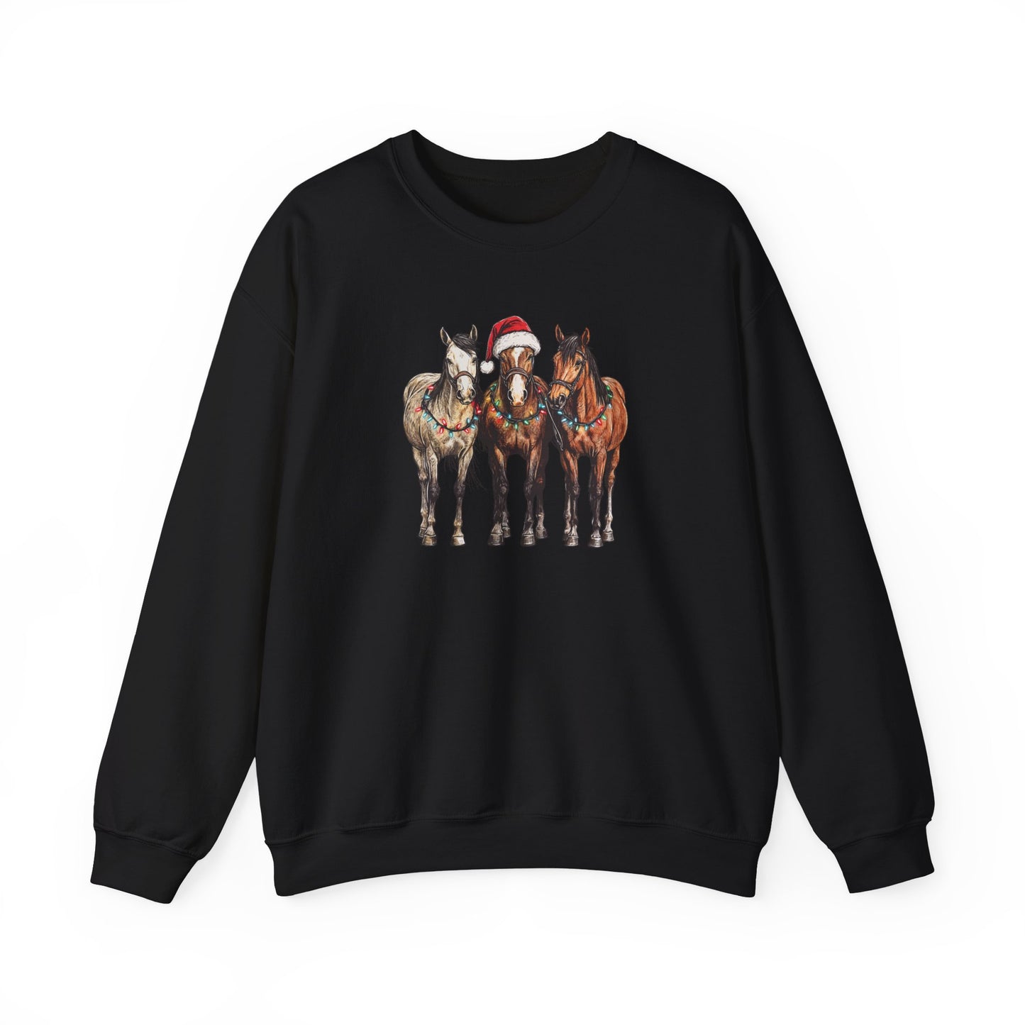 Christmas Horses Crewneck