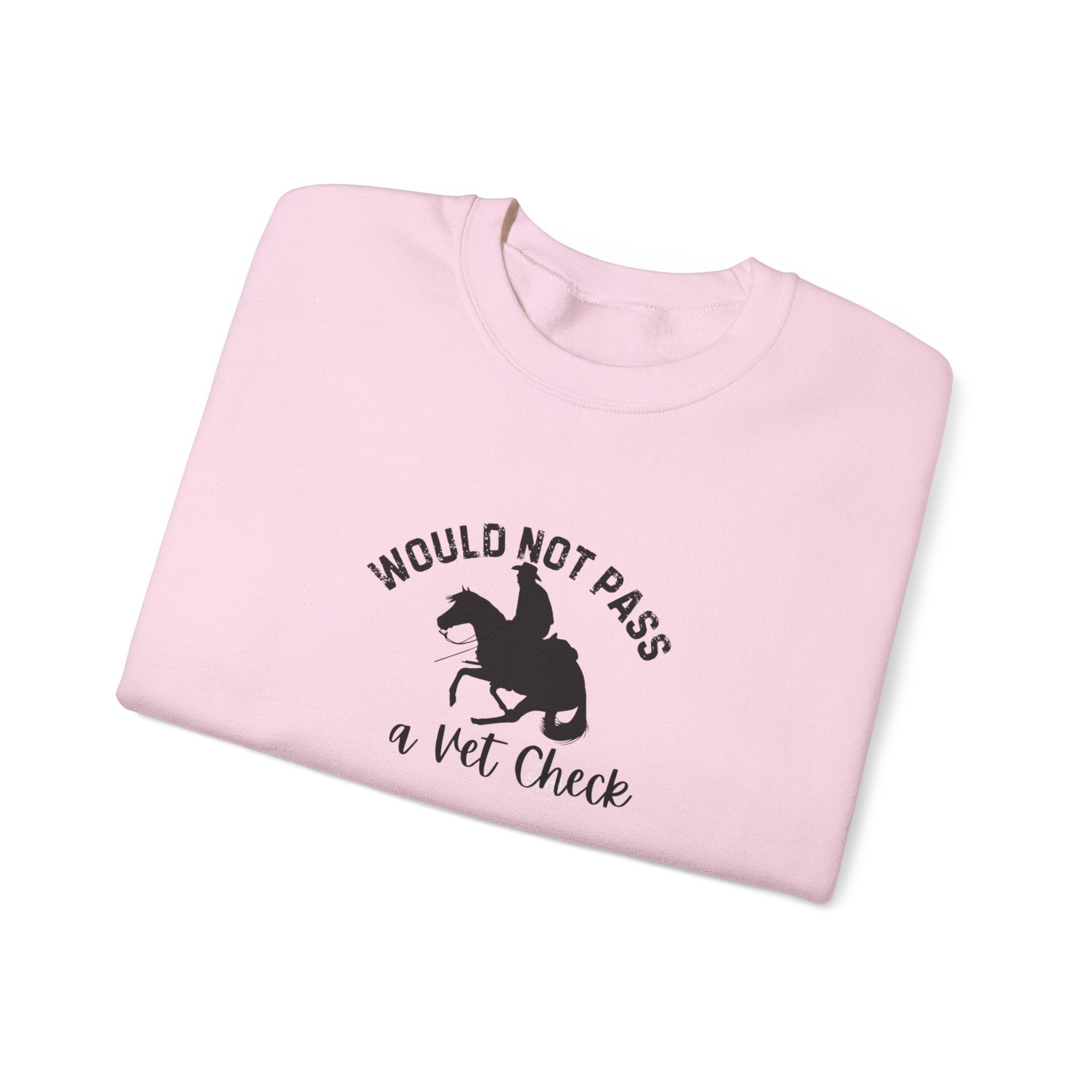 Women's Vet Check Crewneck