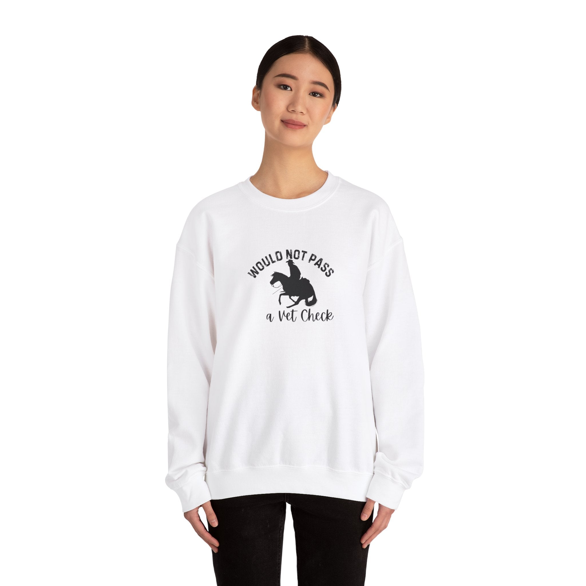 Women's Vet Check Crewneck