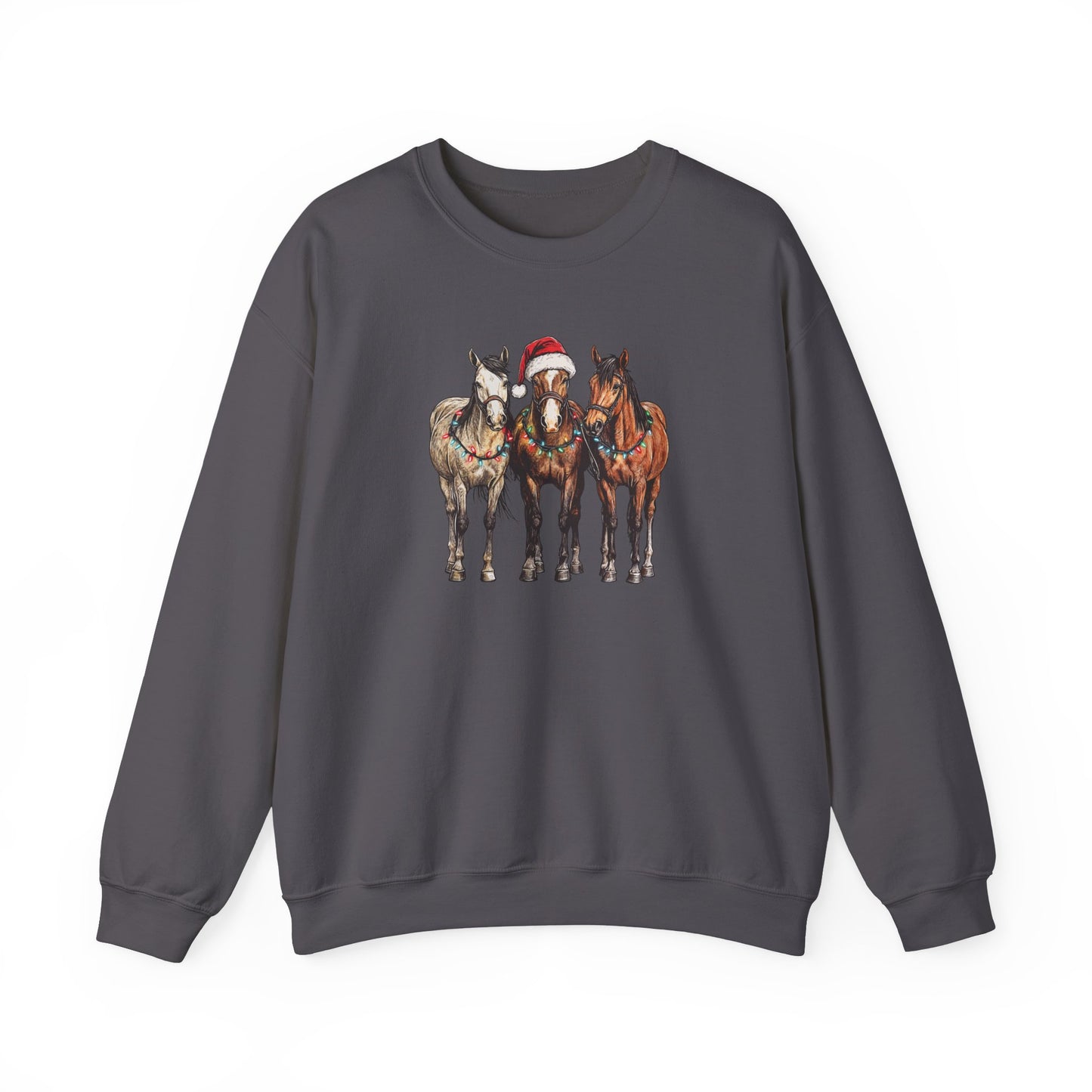 Christmas Horses Crewneck