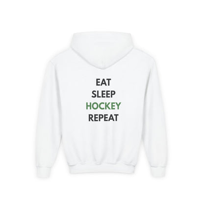 Eat, Sleep, Hockey, Repeat Sweatshirt - Youth